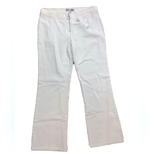 NEW BDG Urban Outfitters White Jeans Womens Size 8 Ladies Ring Zipper.
